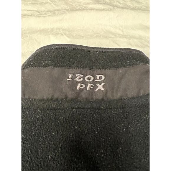 IZOD PERFORM-X Black Men's Fleece Vest--Size Large - Picture 2 of 14